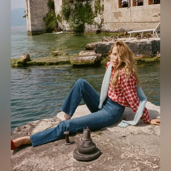 DÔEN Holde Top In Alsace Plaid | Size S | Like New - Picture 4 of 16